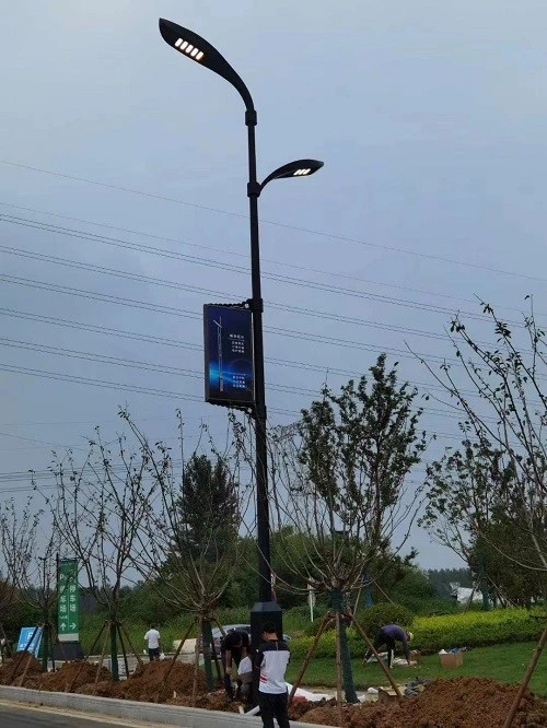 Smart street lamp install 1 Smart street lamp install 1
